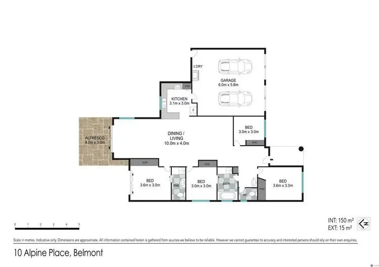 Floorplan of Homely house listing, 10 Alpine Place, Belmont QLD 4153