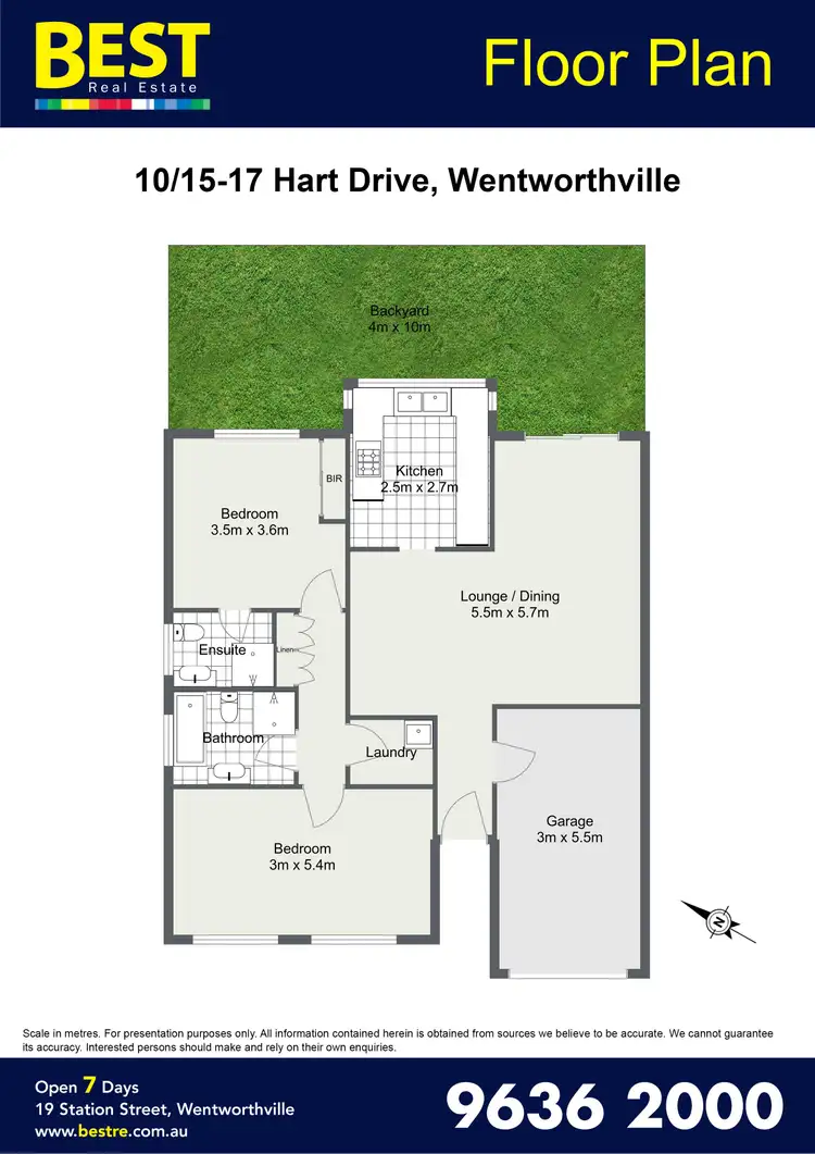 Floorplan of Homely villa listing, 10/15-17 Hart Drive, Constitution Hill NSW 2145