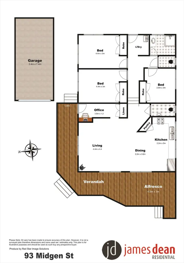 Floorplan of Homely house listing, 93 Midgen St, Kooringal QLD 4025