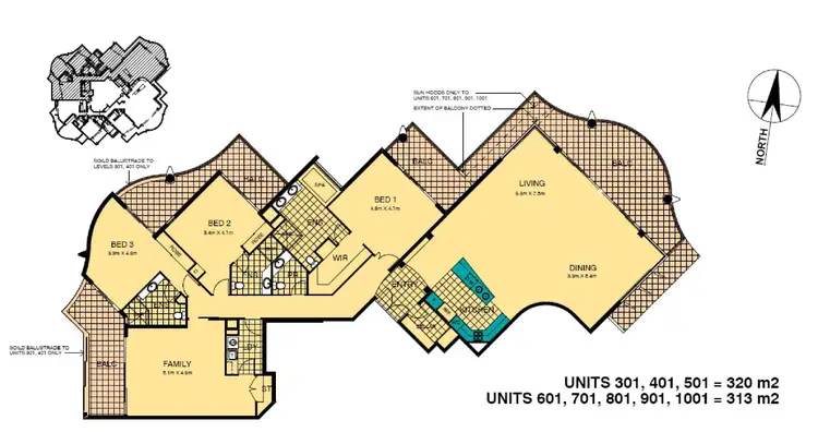 Floorplan of Homely unit listing, 701/14 Duporth Avenue, Maroochydore QLD 4558
