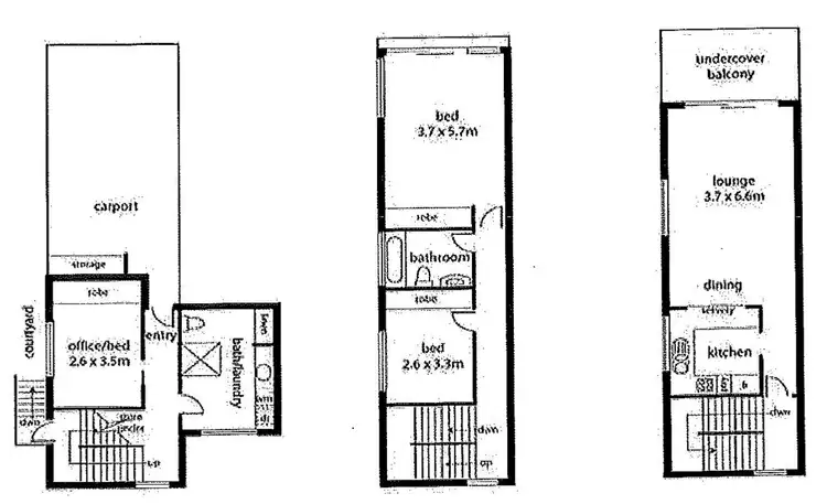 Floorplan of Homely unit listing, 1/8 Natasha Avenue, Noosa Heads QLD 4567