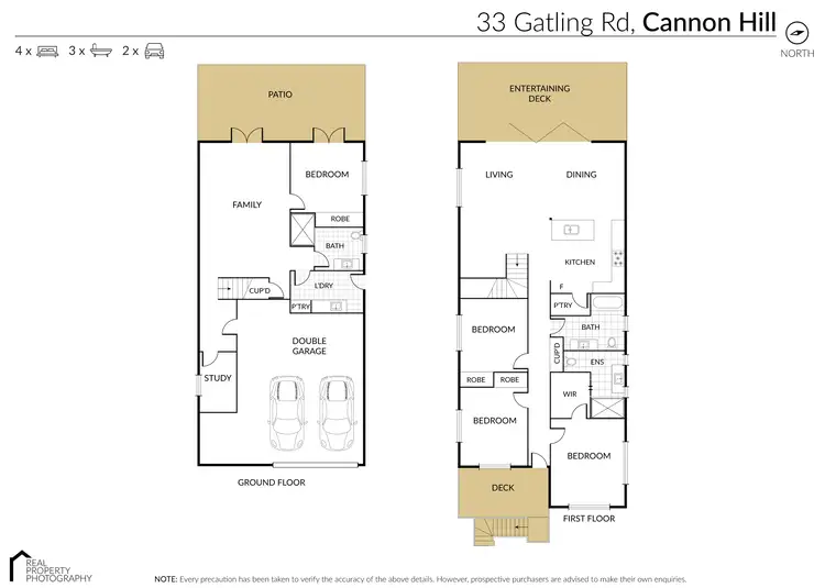Floorplan of Homely house listing, 33 Gatling Road, Cannon Hill QLD 4170