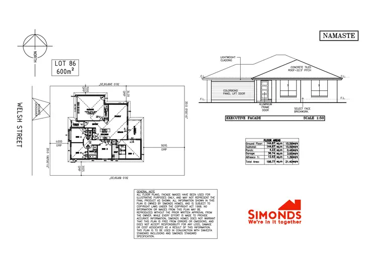 Floorplan of Homely house listing, 6 Welsh, Burpengary QLD 4505