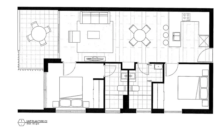Floorplan of Homely apartment listing, 2206/88 WALDHEIM STREET, Annerley QLD 4103