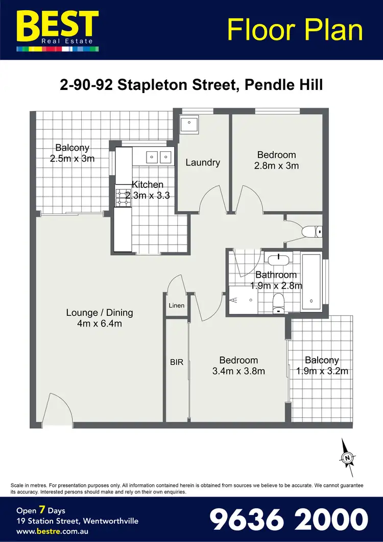 Floorplan of Homely unit listing, 2/90-92 Stapleton Street, Pendle Hill NSW 2145