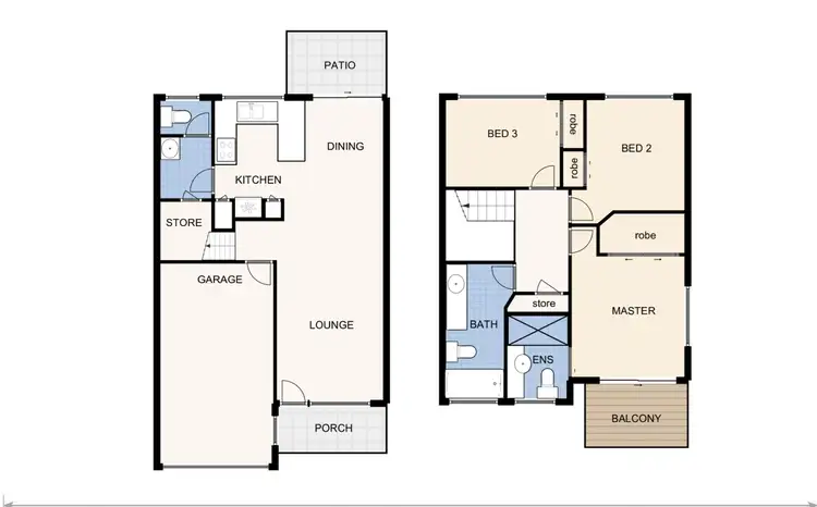 Floorplan of Homely townhouse listing, 59/11 PENNY STREET, Algester QLD 4115