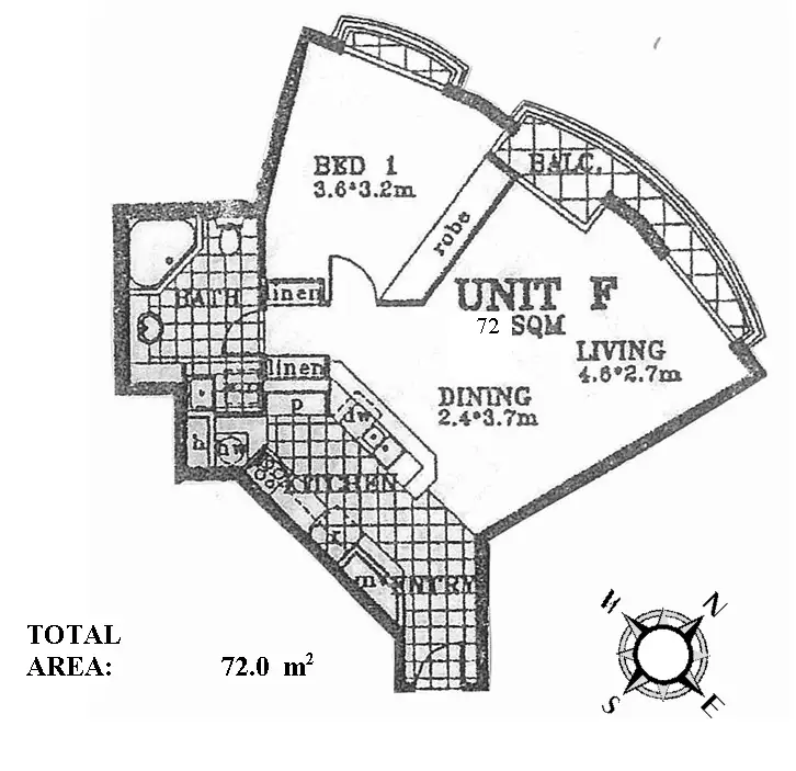 Floorplan of Homely apartment listing, 11F/35 Howard Street, Brisbane QLD 4000