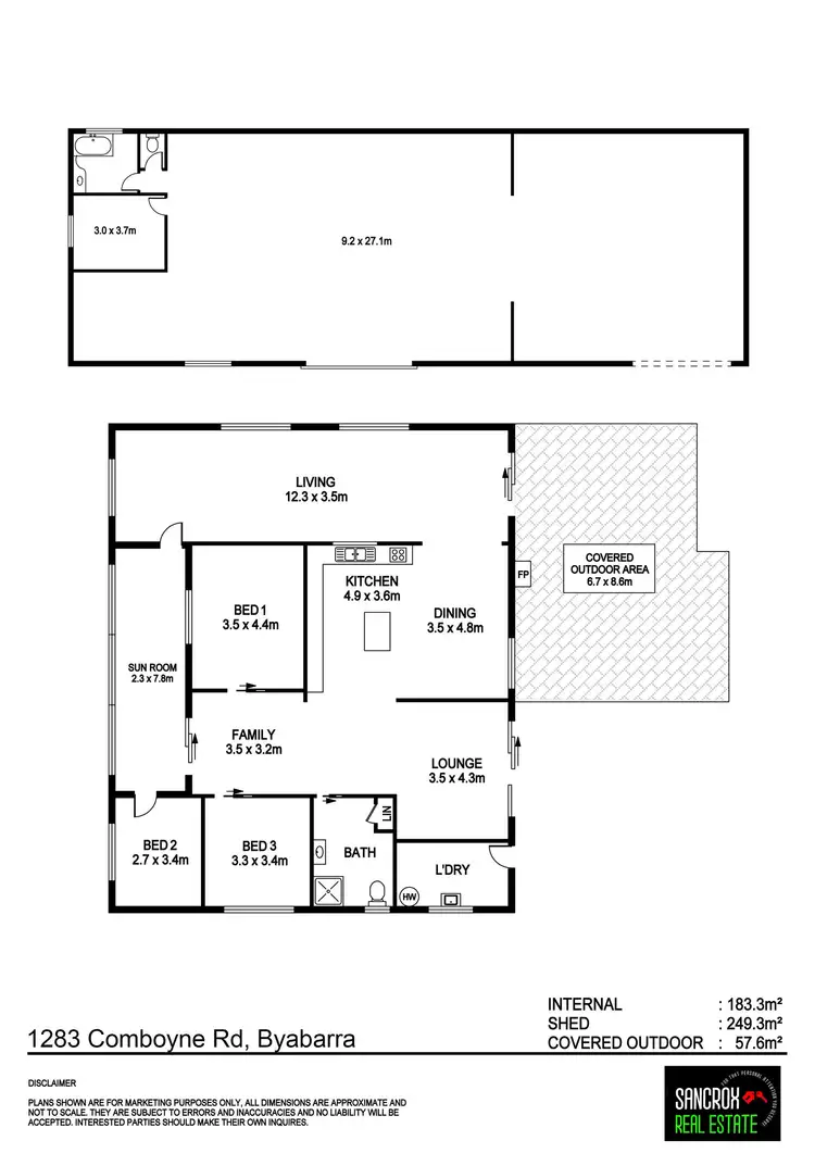 Floorplan of Homely rural property listing, 1283 Comboyne Road, Byabarra NSW 2446