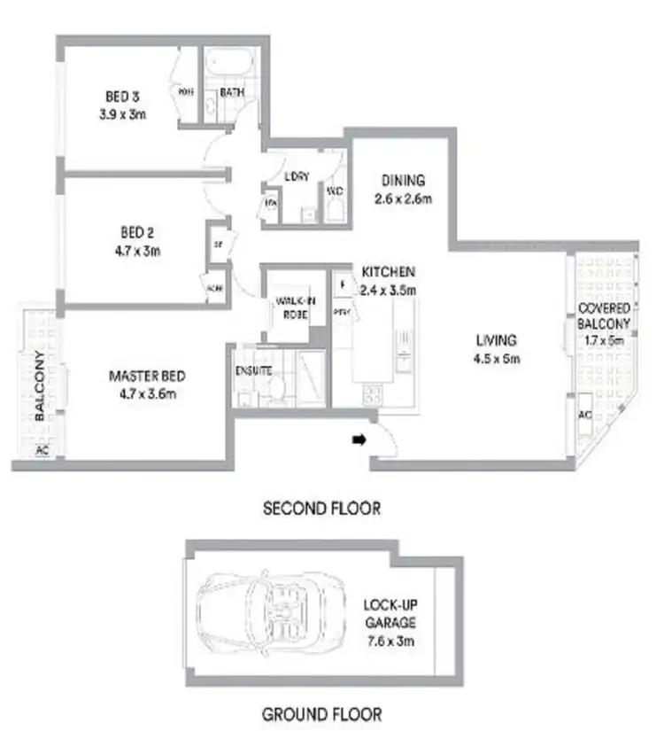 Floorplan of Homely apartment listing, 6/6-8 Muraban, Mooloolaba QLD 4557