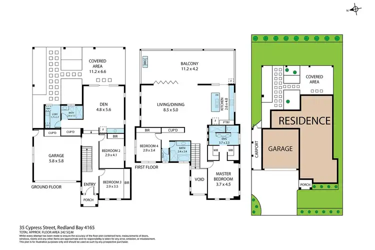 Floorplan of Homely house listing, 35 Cypress Street, Redland Bay QLD 4165