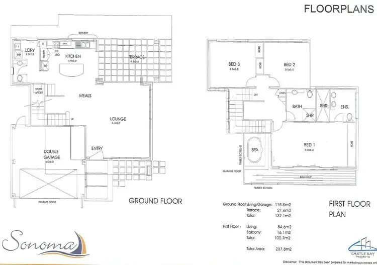Floorplan of Homely unit listing, 3/163 Gympie Terrace, Noosaville QLD 4566