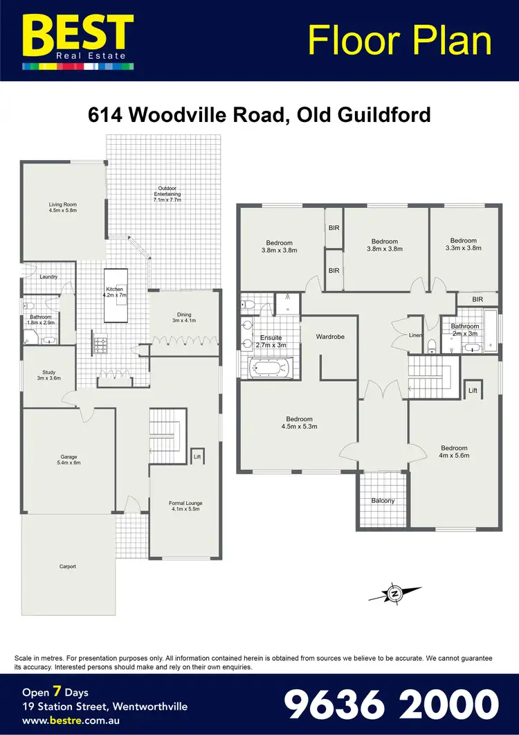 Floorplan of Homely house listing, 614 Woodville Road, Old Guildford NSW 2161