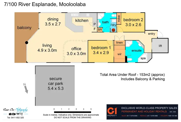 Floorplan of Homely unit listing, 7/100 River Esplanade, Mooloolaba QLD 4557