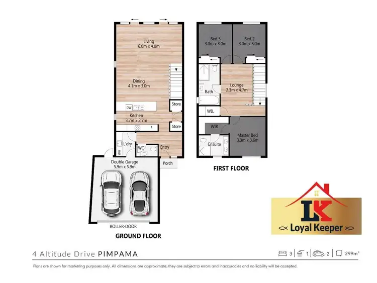 Floorplan of Homely house listing, 4 Altitude Drive, Pimpama QLD 4209