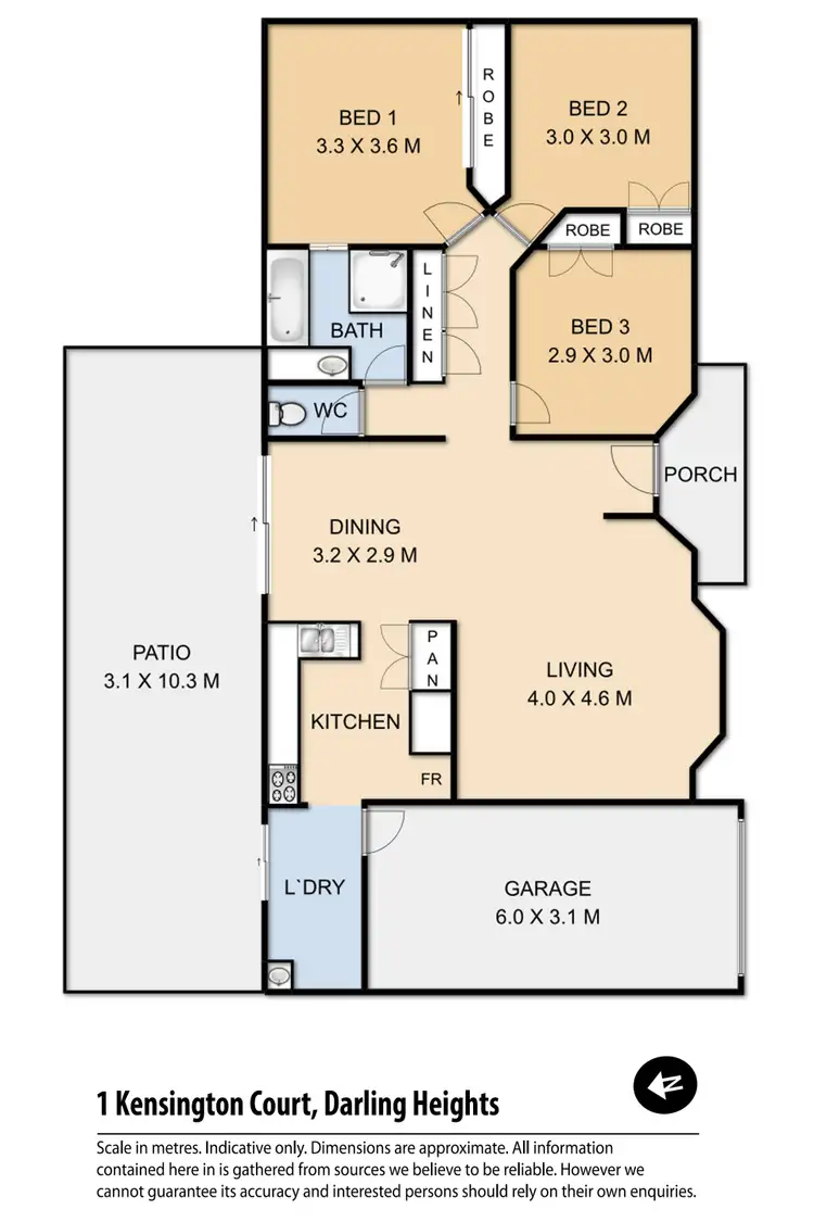 Floorplan of Homely house listing, Address available on request