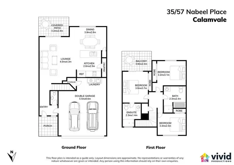 Floorplan of Homely townhouse listing, 35/57 Nabeel Place, Calamvale QLD 4116