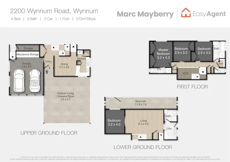 Floorplan of Homely house listing, 2200 wynnum rd, Wynnum QLD 4178