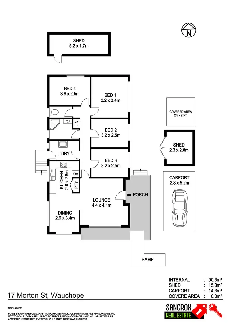 Floorplan of Homely house listing, 17 Morton Street, Wauchope NSW 2446