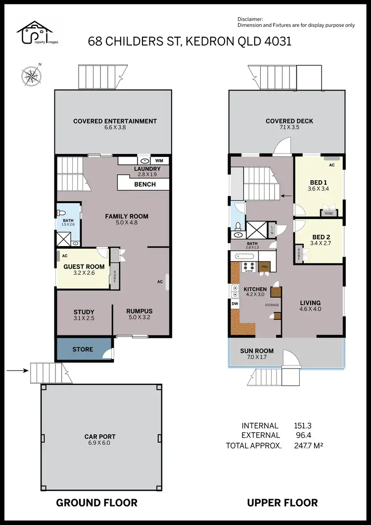 Floorplan of Homely house listing, 68 Childers Street, Kedron QLD 4031
