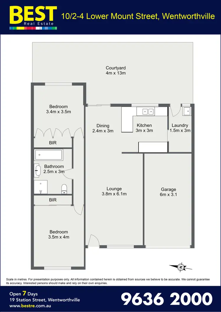 Floorplan of Homely villa listing, 10/2-4 Lower Mount Street, Wentworthville NSW 2145