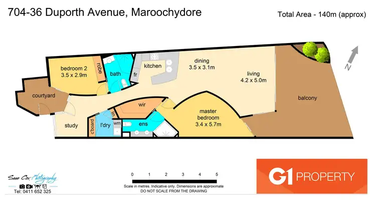 Floorplan of Homely unit listing, 704/36 Duporth Avenue, Maroochydore QLD 4558