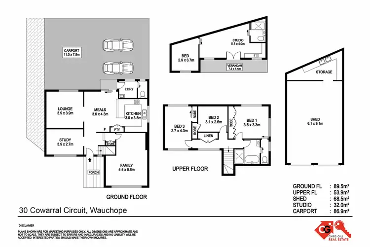 Floorplan of Homely house listing, 30 Cowarral Circuit, Wauchope NSW 2446