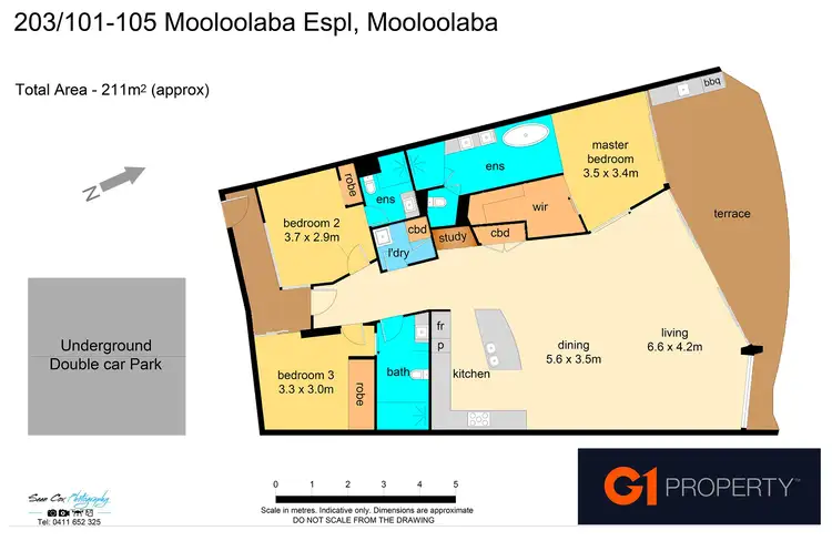 Floorplan of Homely apartment listing, 203/101-105 Mooloolaba Esplanade, Mooloolaba QLD 4557