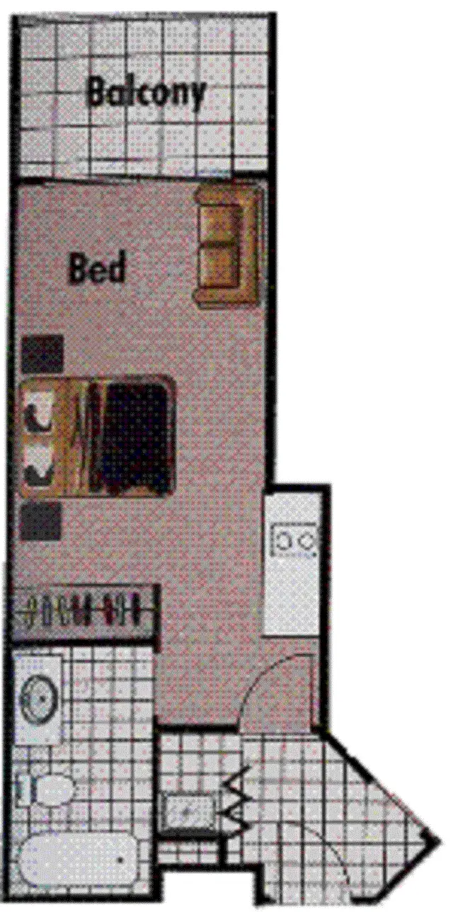 Floorplan of Homely apartment listing, 6 Exford Street, Brisbane QLD 4000