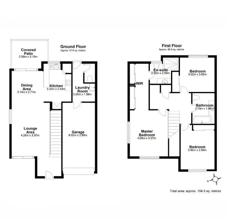 Floorplan of Homely townhouse listing, 13/2 Macarthy Road, Marsden QLD 4132