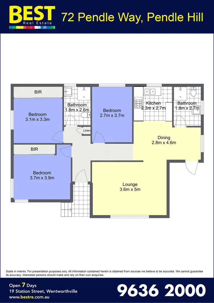 Floorplan of Homely house listing, 72 Pendle Way, Pendle Hill NSW 2145