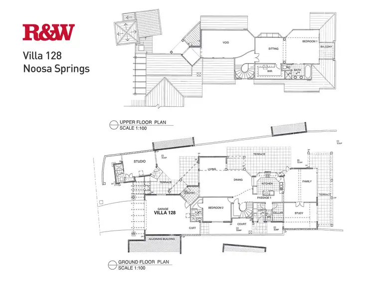 Floorplan of Homely villa listing, 128/'The Cascades' 61 Noosa Springs Drive, Noosa Heads QLD 4567