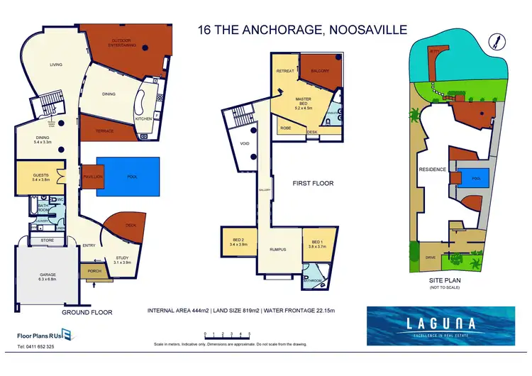 Floorplan of Homely house listing, 16 The Anchorage, Noosa Waters QLD 4566