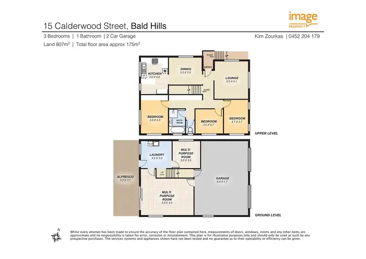 Floorplan of Homely house listing, 15 Calderwood St, Bald Hills QLD 4036