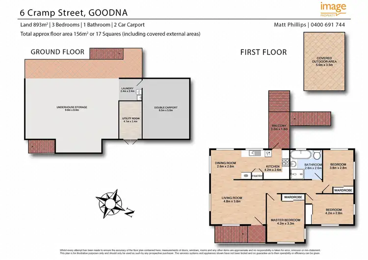 Floorplan of Homely house listing, 6 Cramp St, Goodna QLD 4300