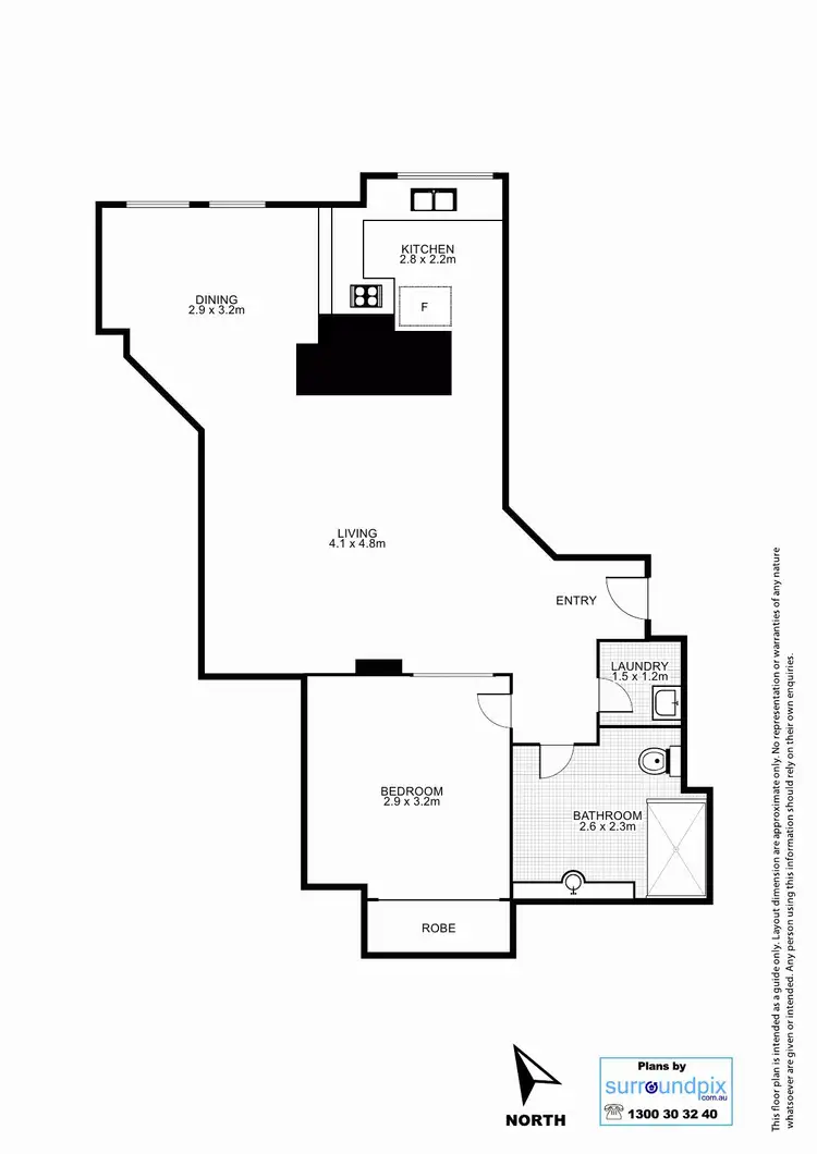 Floorplan of Homely unit listing, 167 Albert Street, Brisbane QLD 4000