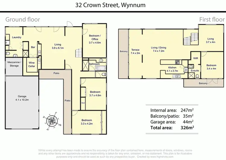 Floorplan of Homely house listing, 32 Crown Street, Wynnum QLD 4178