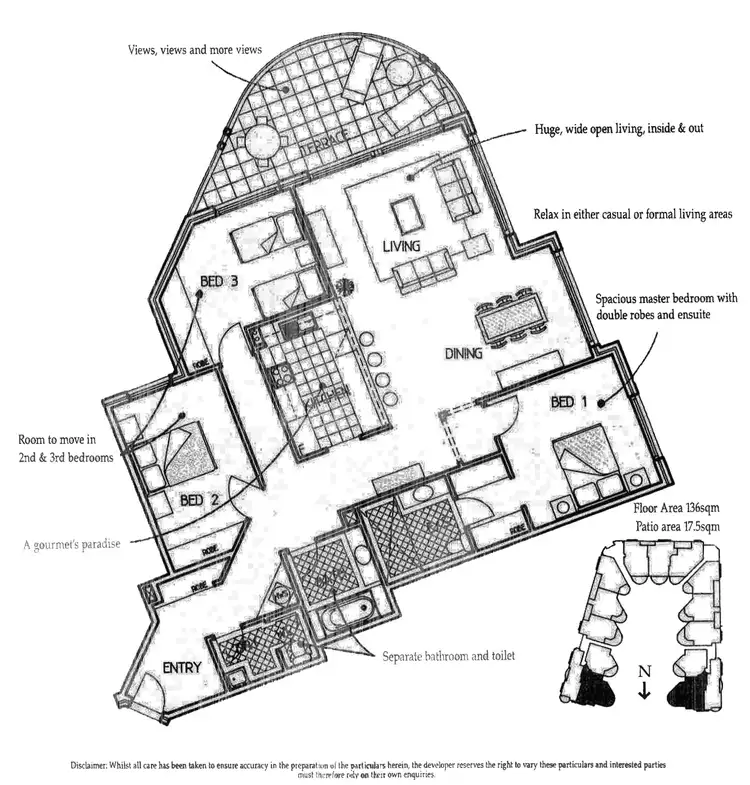 Floorplan of Homely apartment listing, 8/53 Banksia Ave North, Noosa Heads QLD 4567