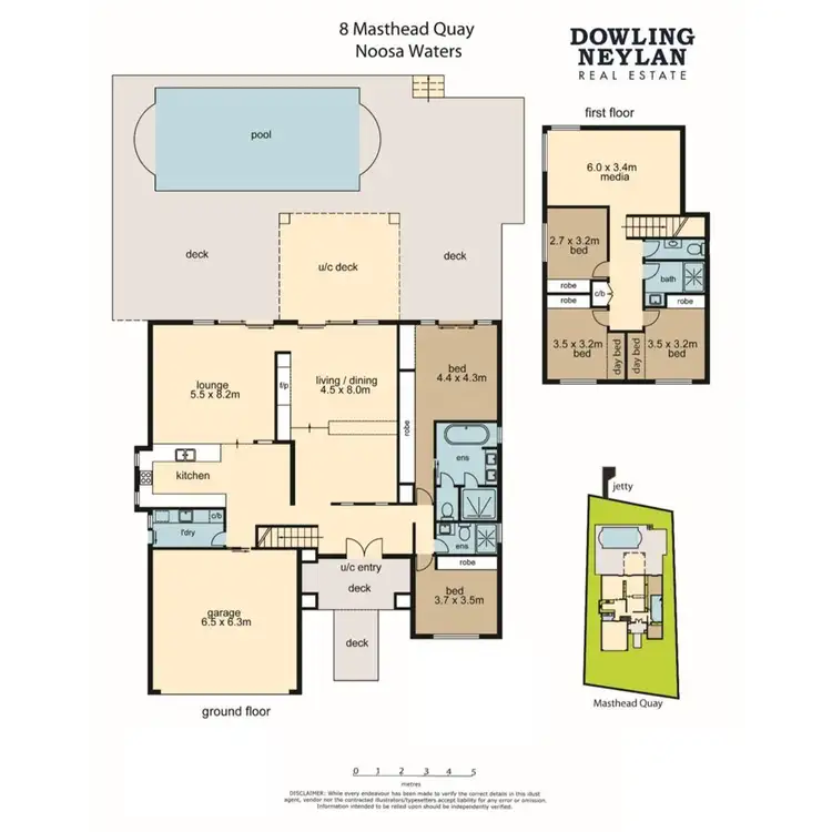 Floorplan of Homely house listing, 8 Masthead Quay, Noosa Waters QLD 4566