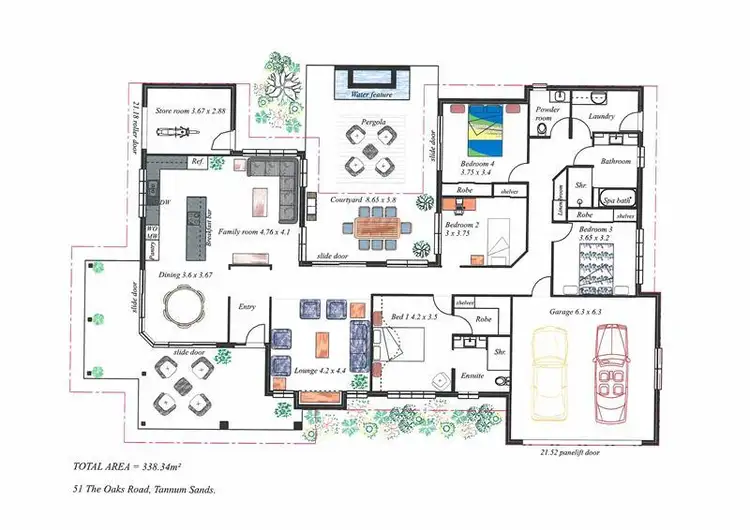 Floorplan of Homely house listing, 51 The Oaks Road, Tannum Sands QLD 4680