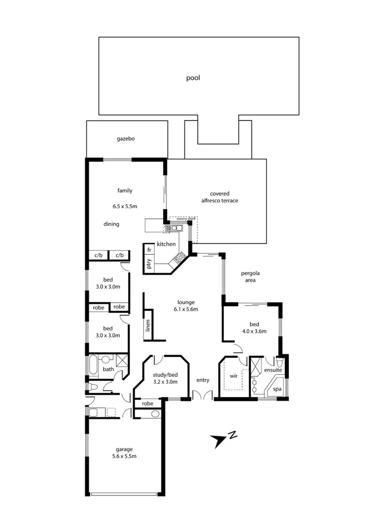 Floorplan of Homely house listing, 11 The Peninsula, Noosa Waters QLD 4566