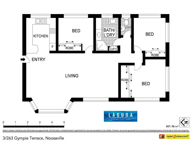 Floorplan of Homely unit listing, 3/263 Gympie Terrace, Noosaville QLD 4566