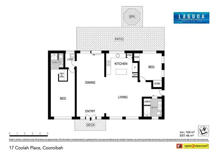 Floorplan of Homely house listing, 17 Coolah Place, Cooroibah QLD 4565