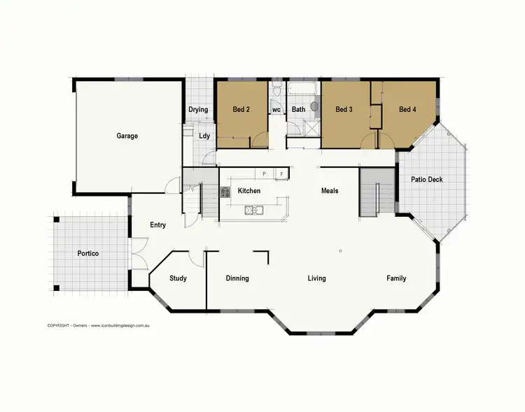 Floorplan of Homely house listing, 6 Caribbean Court, Castaways Beach QLD 4567