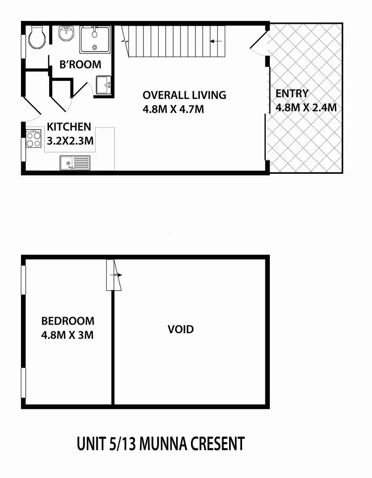 Floorplan of Homely unit listing, 5/13 Munna Crescent, Noosaville QLD 4566