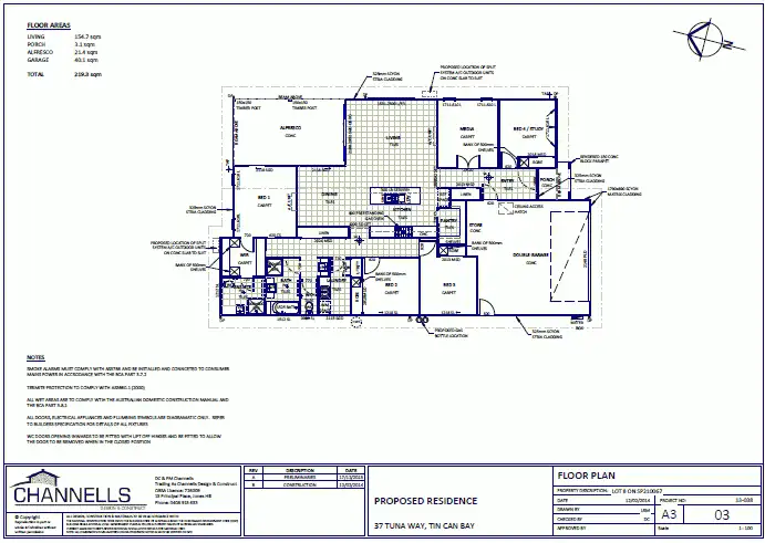 Floorplan of Homely house listing, 37 Tuna Way, Tin Can Bay QLD 4580
