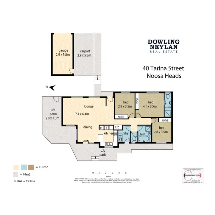 Floorplan of Homely house listing, 40 Tarina Street, Noosa Heads QLD 4567
