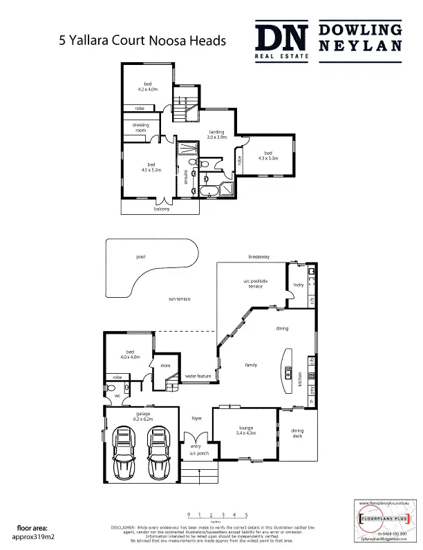 Floorplan of Homely house listing, 5 Yallara Court, Noosa Heads QLD 4567