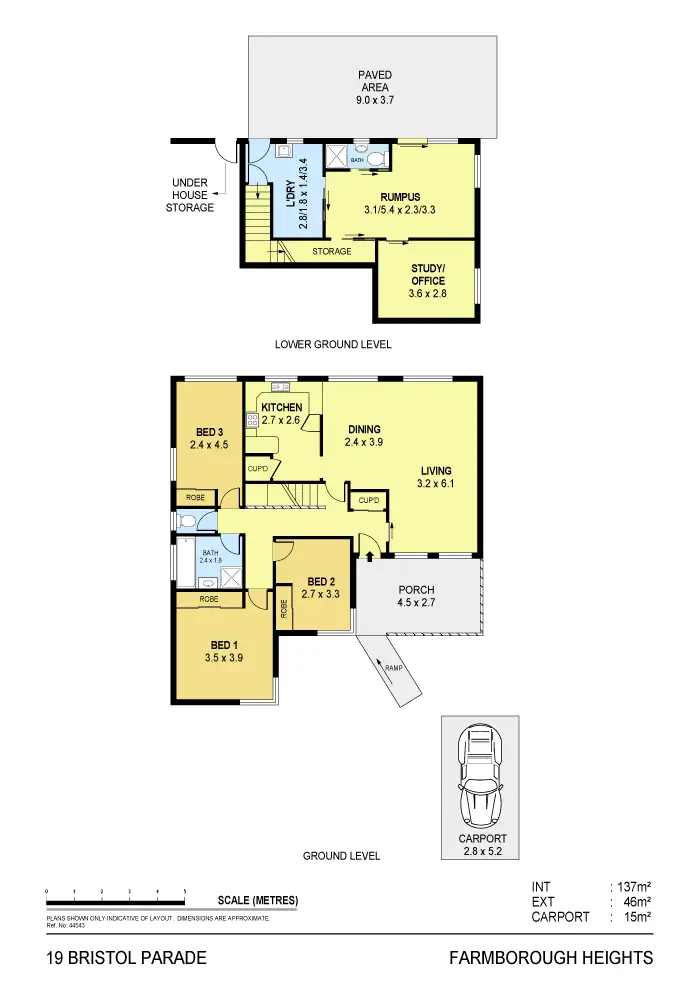 Floorplan of Homely house listing, 19 Bristol Parade, Farmborough Heights NSW 2526