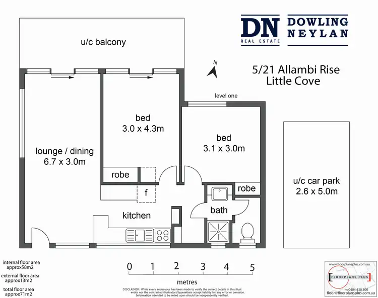 Floorplan of Homely unit listing, 5/21 Allambi Rise, Noosa Heads QLD 4567