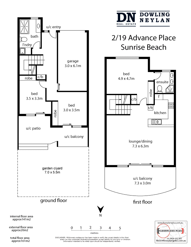 Floorplan of Homely townhouse listing, 2/19 Advance Place, Sunrise Beach QLD 4567